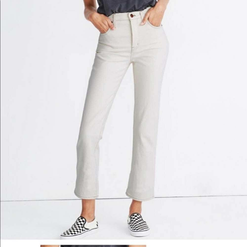 Madewell slim demi boot jeans
